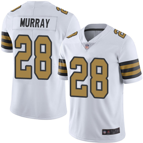 Men New Orleans Saints Limited White Latavius Murray Jersey NFL Football #28 Rush Vapor Untouchable Jersey